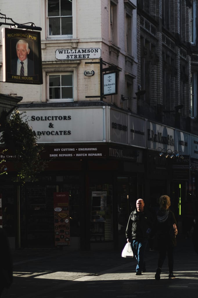 A pub and solicitors office in Liverpool signifying the range of funding from Acorn. finance Merseysidepub mortgages for pubs to funding for solicitors or commercial property investors. It's all available with Mike Whalen